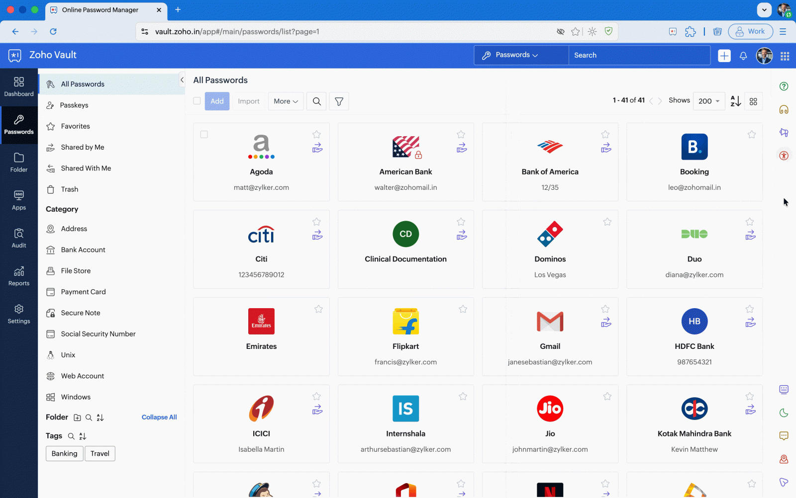 Zoho Vault ยกระดับมาตรฐานความปลอดภัย เพื่อการเข้าถึงสำหรับทุกคน