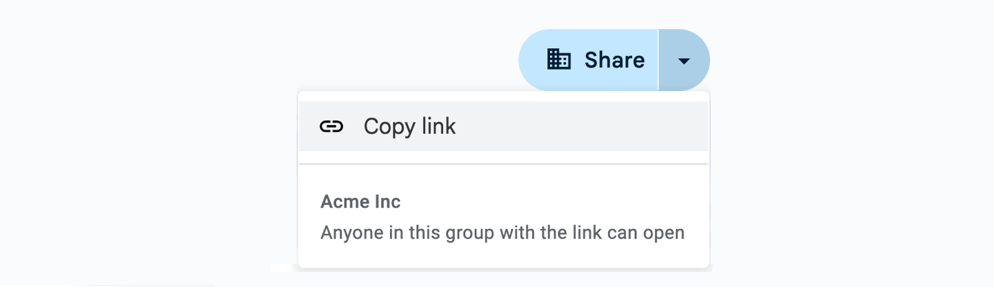Google Docs เพิ่ม dropdown ในปุ่ม Share ตัวช่วยการทำงานที่รวดเร็วและราบรื่นยิ่งขึ้น