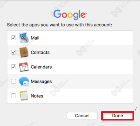 การตั้งค่า G-suite บนเครื่อง Mac OS