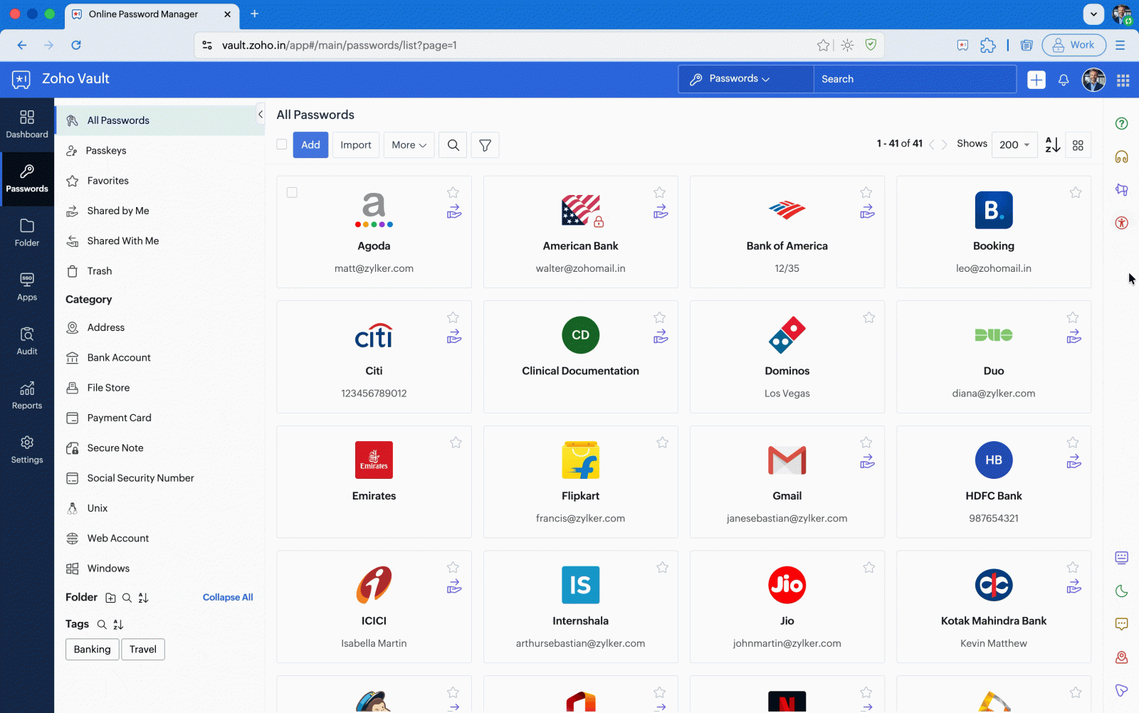 Zoho Vault ยกระดับมาตรฐานความปลอดภัย เพื่อการเข้าถึงสำหรับทุกคน