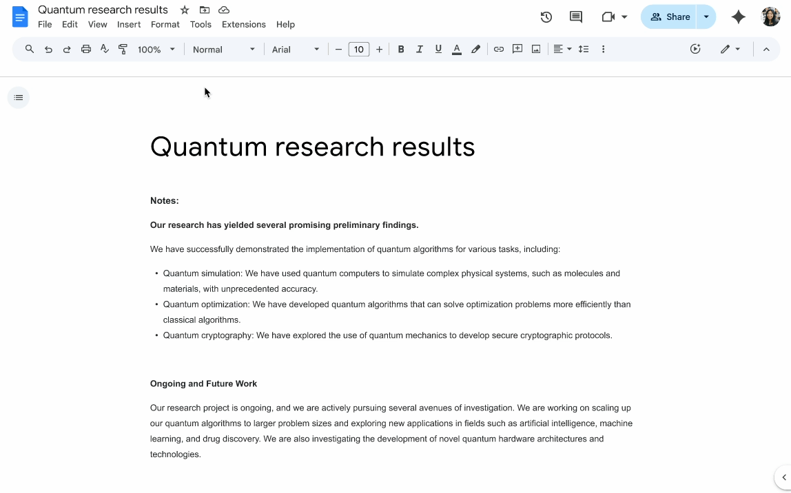 Google Docs เพิ่มฟีเจอร์ฟังเอกสารด้วยเสียง Gemini พร้อมใช้งานแล้ว!!