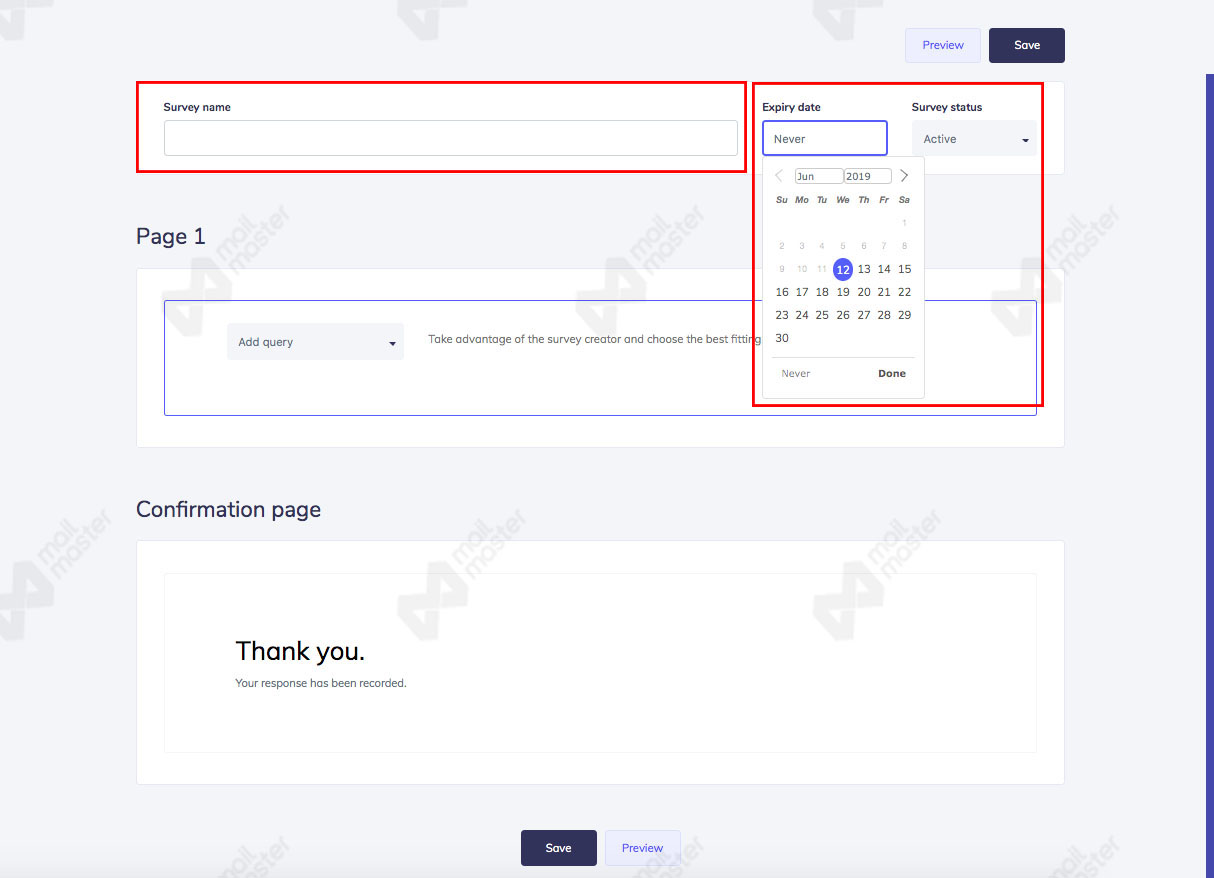 สร้างแบบสำรวจ (surveys)