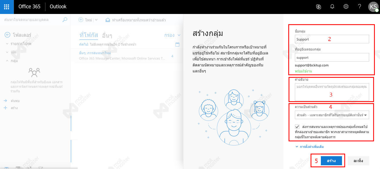 อีเมลกลุ่ม (Email Group)