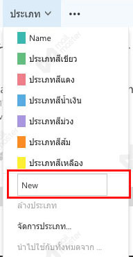 แยกประเภทอีเมล (Category)