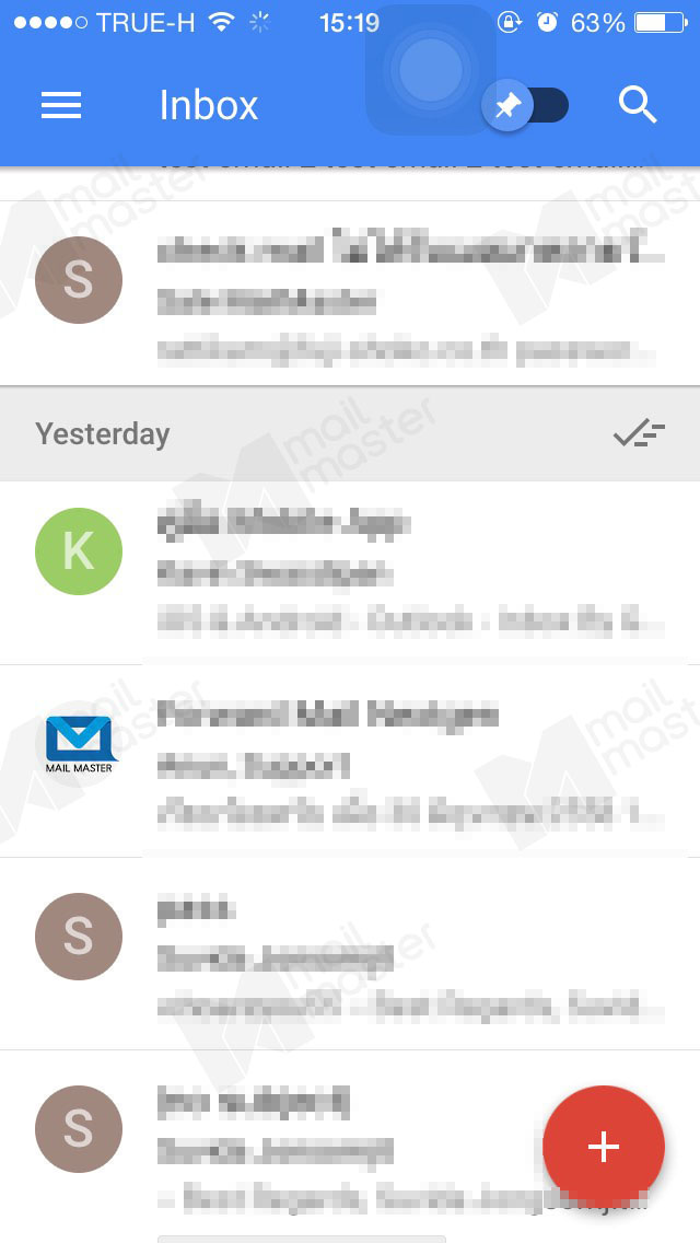 iOS Inbox By Gmail App