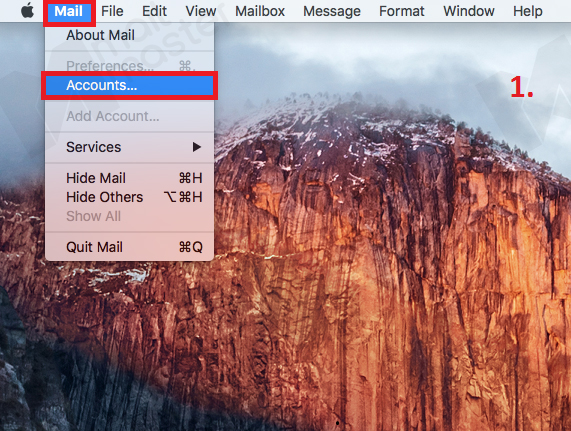 OSX การตั้งค่า Calendar&Contact