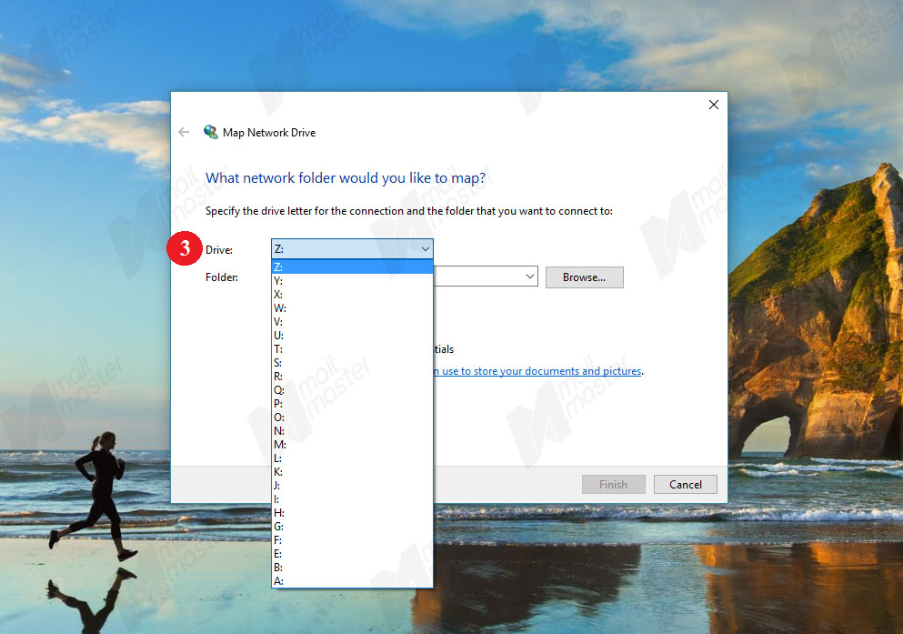 Windows คู่มือการ Mapping Drive บน Desktop