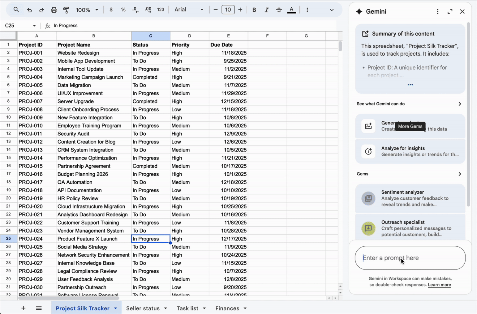 Google Sheets อัปเกรด!! จัดการงานหลายขั้นตอนได้พร้อมกันด้วย Gemini
