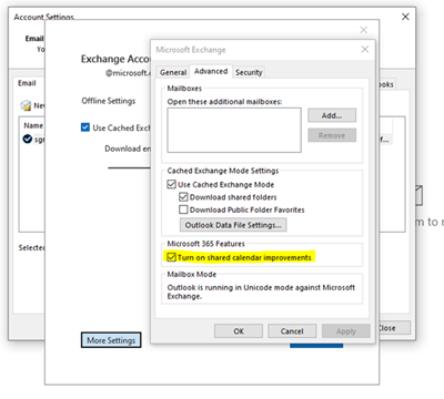 Outlook ค้างกับ REST