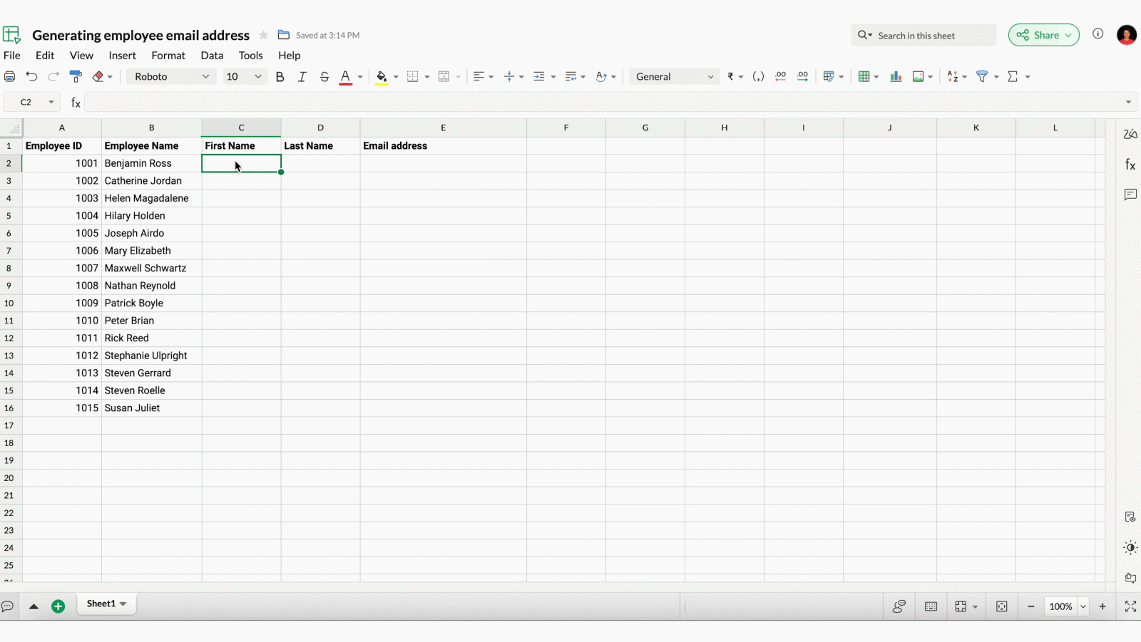 Zoho เปิดตัวฟีเจอร์ใหม่!! ใน Zoho Sheet ด้วยพลัง AI เพื่อยกระดับการทำงาน