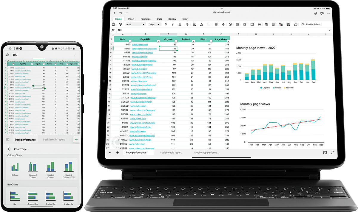 รวมการอัปเดตฟีเจอร์ต่างๆ ของ Zoho Sheet 24 พร้อมการปรับปรุงแอปพลิเคชันใหม่